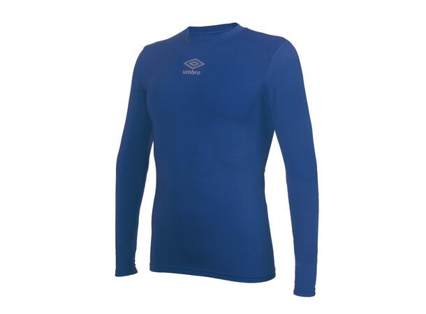 UMBRO UX Elite Underw Top Blå XS/S Teknisk tettsittende trøye med lang arm 