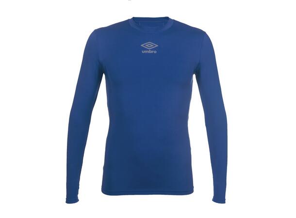 UMBRO UX Elite Underw Top Blå XS/S Teknisk tettsittende trøye med lang arm 