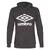 UMBRO Basic Logo Hood Sort XXL Hettegenser med Umbrologo og lomme 