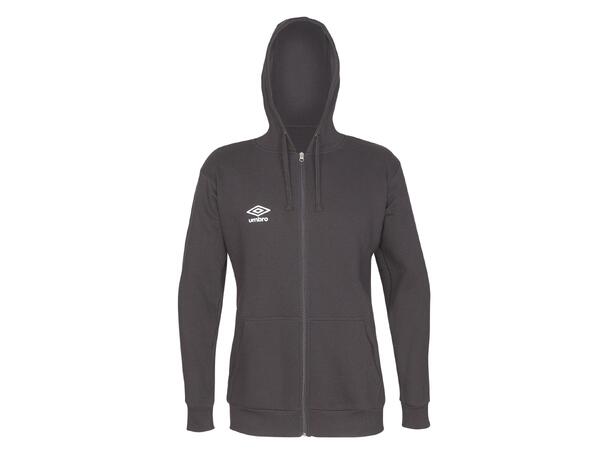 UMBRO Basic Hood Jacket jr Sort 164 Hettegenser med liten logo 