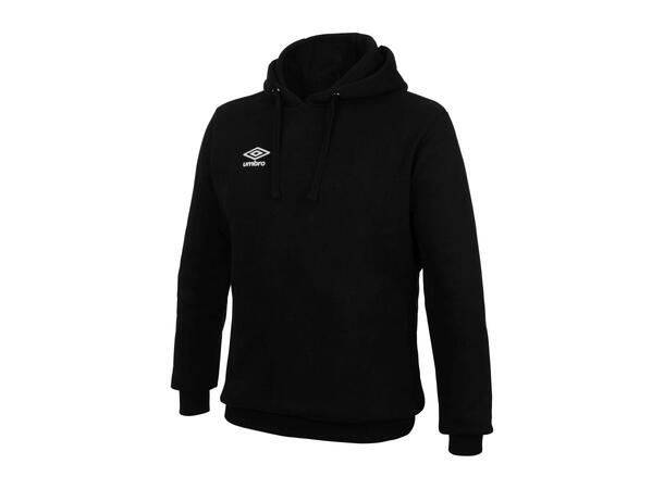 UMBRO Basic Hood Sort XL Hettegenser med liten logo 