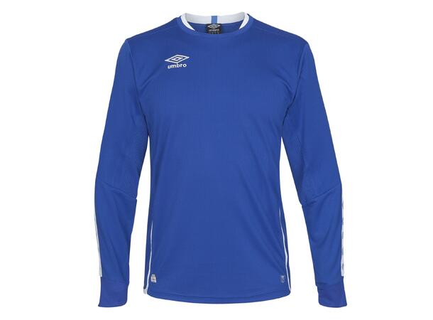 UMBRO UX Elite LS Jsy Blå/Hvit XS Flott langermet spillertrøye 