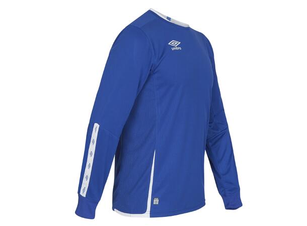 UMBRO UX Elite LS Jsy Blå/Hvit XS Flott langermet spillertrøye 