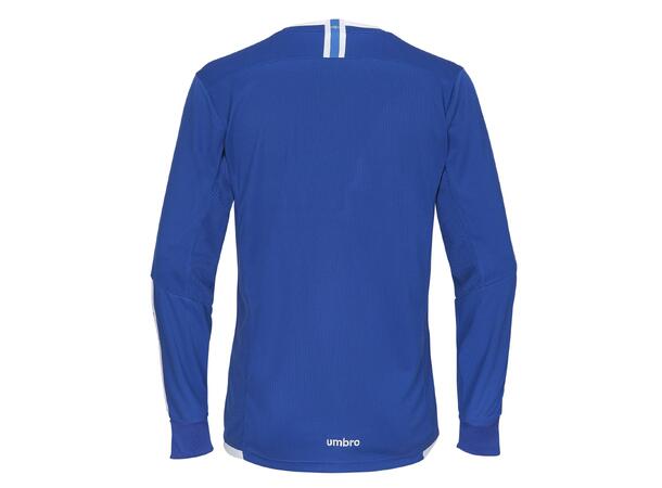 UMBRO UX Elite LS Jsy Blå/Hvit XS Flott langermet spillertrøye 