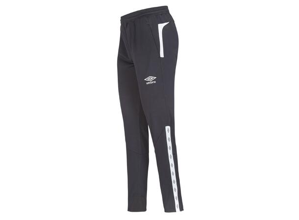 UMBRO UX Elite Pant Reg j Sort/Hvit 140 Treningsbukse i normal passform 