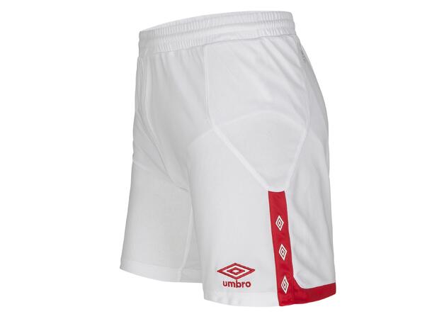UMBRO UX Elite Shorts Hvit/Rød S Flott spillershorts 