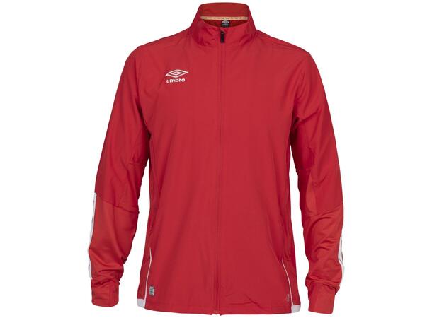 UMBRO UX Elite Trn Jkt jr Rød/Hvit 128 Treningsjakke 