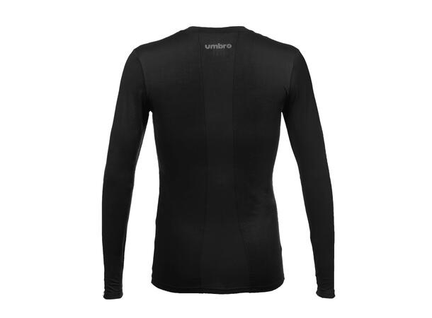 UMBRO UX Elite UnderwTop Sort 152/164 Teknisk tettsittende trøye til junior 