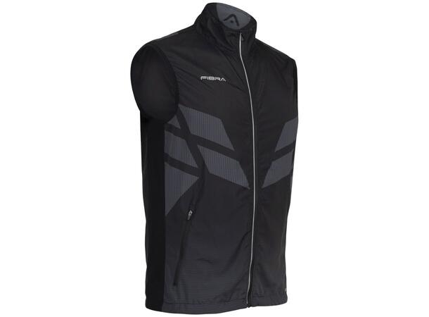 FIBRA Sync Trn Vest jr Sort 164 Vindtett vest 