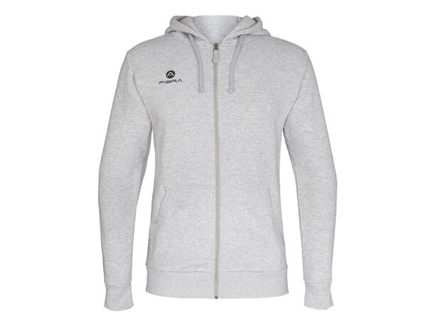 FIBRA Basic Hood Jacket jr Grå 152 Hettegenser med liten logo 