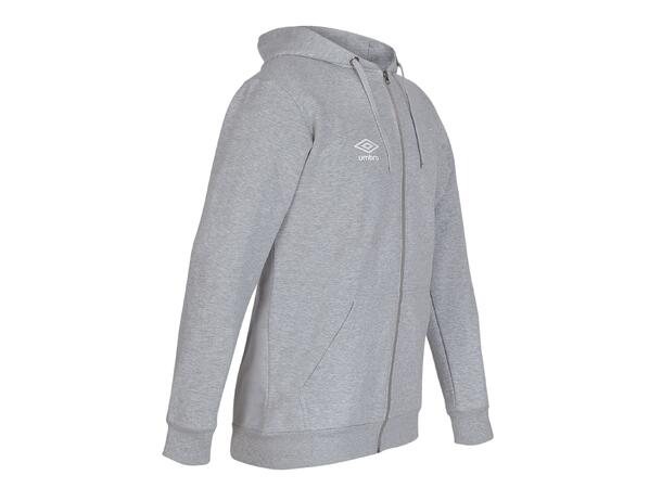 UMBRO Basic Hood Jacket Grå S Jakke med hette og liten logo 