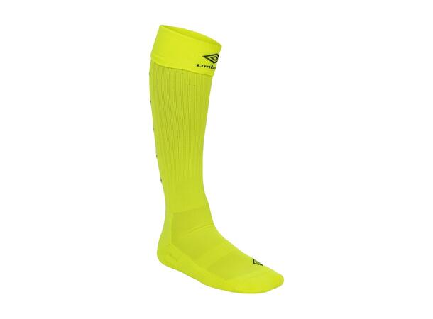 UMBRO UX Elite Fotb.Str Neongul 40-44 Solide fotballstrømper - god passform 