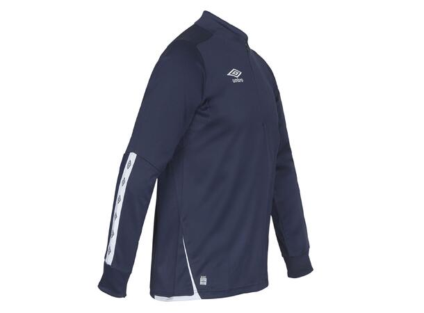 UMBRO UX Elite Half Zip j Marine/Hv 164 Treningsgenser med glidelås 