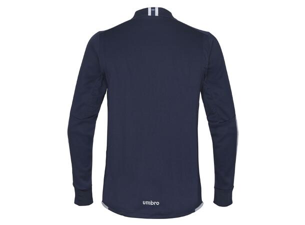 UMBRO UX Elite Half Zip j Marine/Hv 164 Treningsgenser med glidelås 