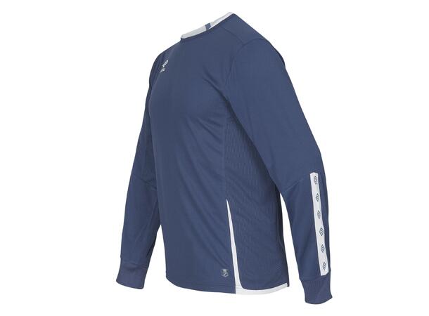 UMBRO UX Elite LS Jsy Marine/Hvit XXL Flott langermet spillertrøye 