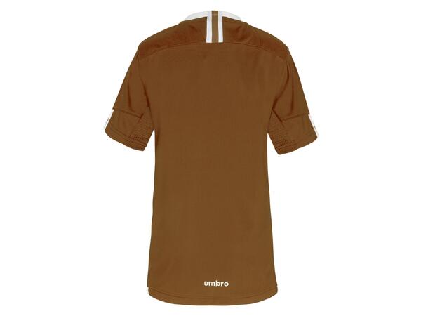 UMBRO UX Elite SS Jsy Brun/Hvit S Flott kortermet spillertrøye 