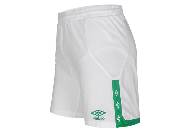 UMBRO UX Elite Shorts Hvit/Grønn L Flott spillershorts
