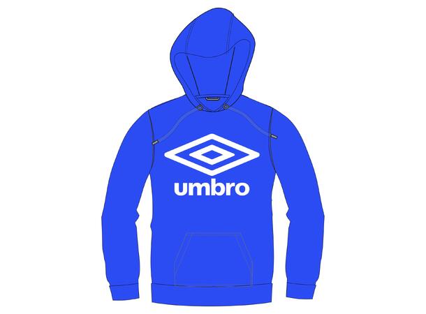 UMBRO Basic Logo Hood Blå M Hettegenser med Umbrologo og lomme