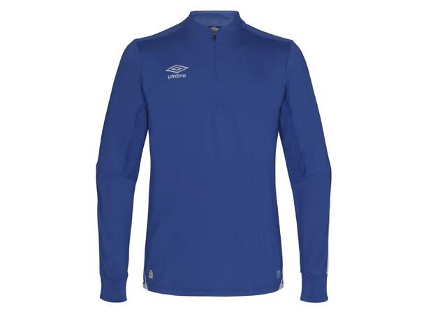 UMBRO UX Elite Half Zip Blå/Hvit XXL Treningsgenser med glidelås 