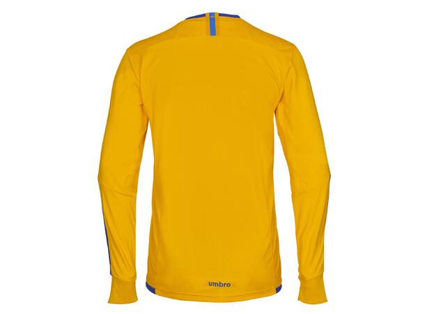 UMBRO UX Elite LS Jsy Gul/Blå L Flott langermet spillertrøye 