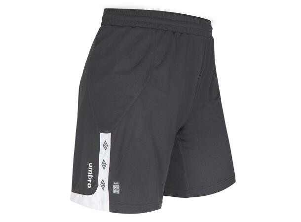 UMBRO UX Elite Shorts jr Sort/Hvit 128 Flott spillershorts 
