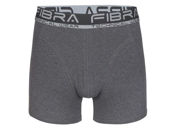 FIBRA Apex Boxer 2pck Sort/Grå L Boksershorts til herre i 2 farger 