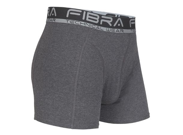 FIBRA Apex Boxer 2pck Sort/Grå L Boksershorts til herre i 2 farger 