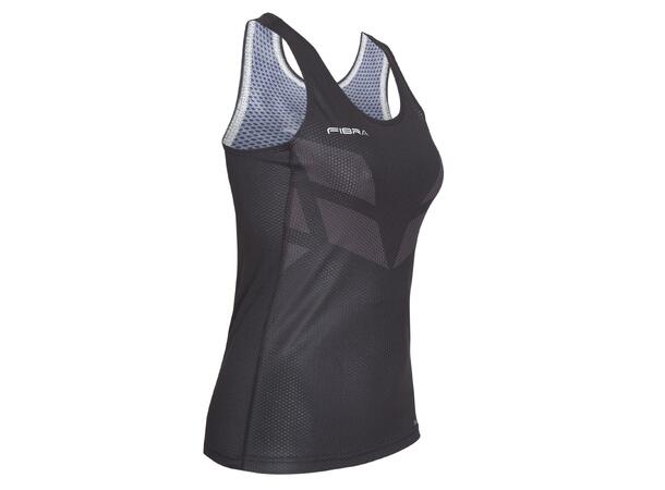 FIBRA Xtrm Singlet W Sort L Lett komfortabel singlet