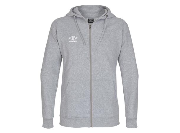 UMBRO Basic Hood Jacket jr Grå 152 Hettegenser med liten logo 