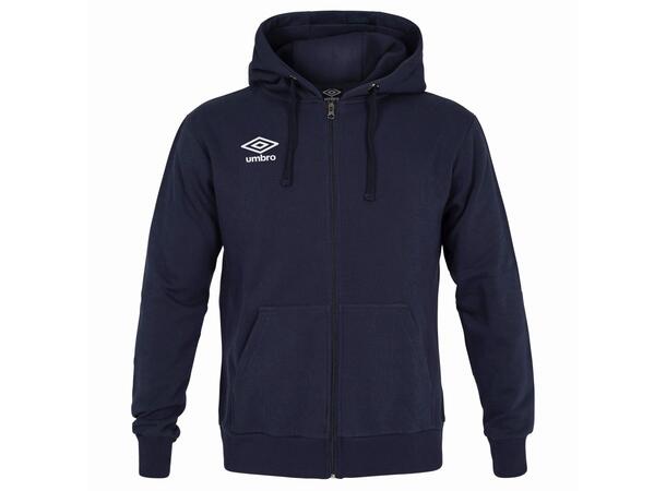 UMBRO Basic Hood Jacket jr Marine 128 Hettegenser med liten logo 