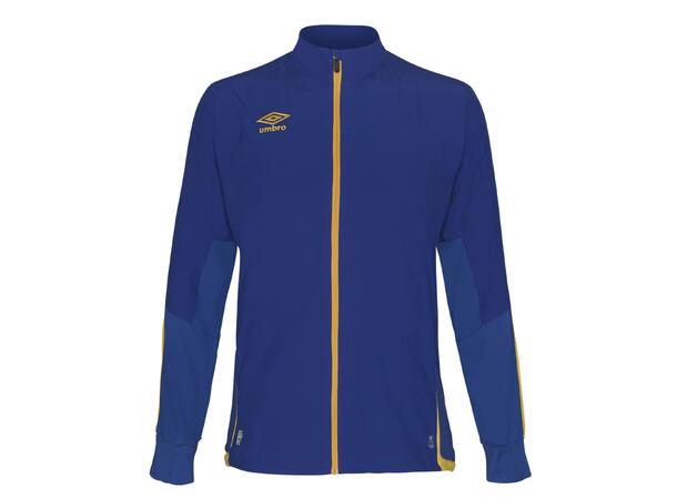 UMBRO UX Elite Trn Jkt Blå/Gul XXL Lett treningsjakke, romslig passform. 