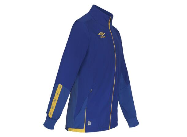 UMBRO UX Elite Trn Jkt Blå/Gul XXL Lett treningsjakke, romslig passform. 