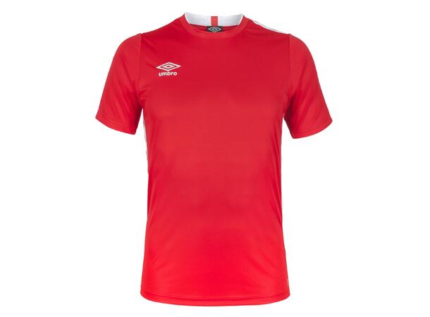 UMBRO UX Elite Trn Tee Rød/Hvit S Teknisk trenings t-skjorte 