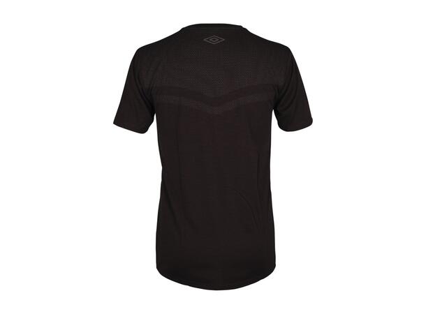 UMBRO Core Tech Tee Sort XL Behagelig trenings t-skjorte