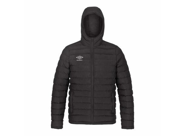UMBRO Core Padded Jkt Sort L Vattert jakke med hette 