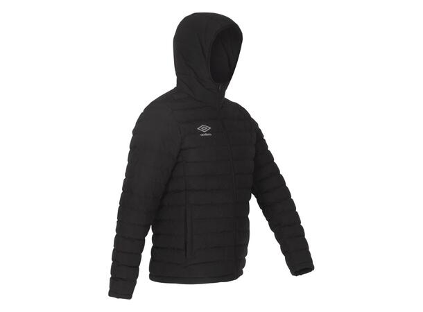 UMBRO Core Padded Jkt Sort L Vattert jakke med hette 