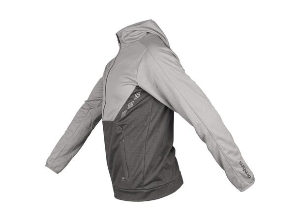 UMBRO Core Tech Hood Zip Gråmelert XXL Jakke med hette, i resirkulert polyester 