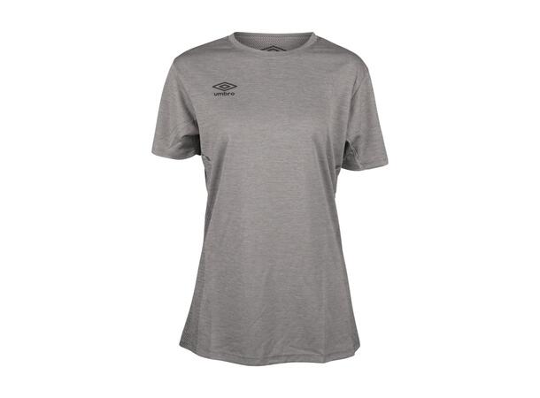 UMBRO Core Tech Tee W Gråmelert 44 Behagelig trenings t-skjorte til dame 