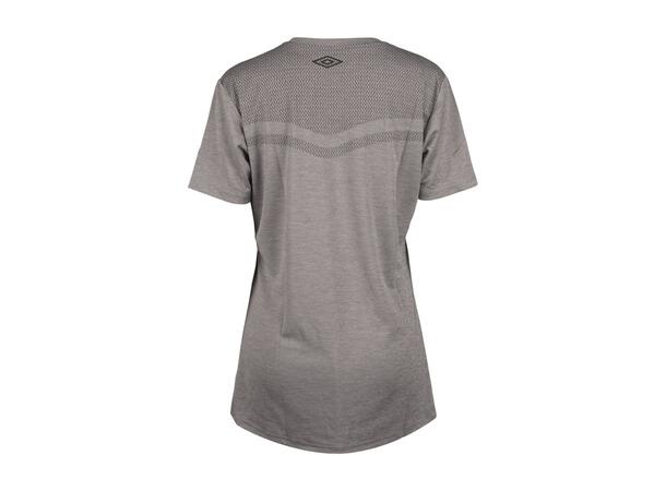 UMBRO Core Tech Tee W Gråmelert 44 Behagelig trenings t-skjorte til dame 