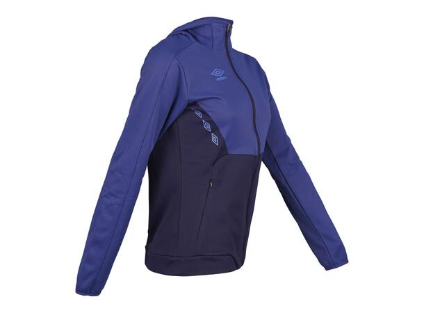 UMBRO Core Tech Hood Zip W Blå 42 Treningsjakke med hette i polyester