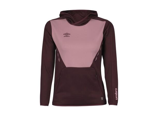 UMBRO Core Tech Hoodie Jr Burgunder 152 Hettegenser i resirkulert polyester 