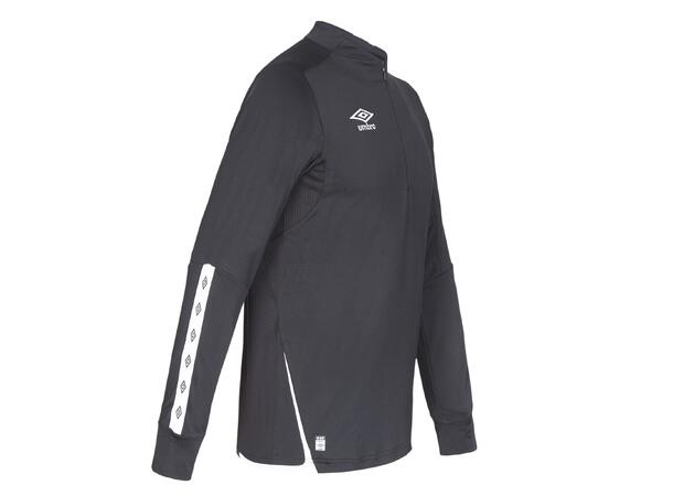 UMBRO UX Elite Half Zip Sort/Hvit 4XL Treningsgenser med glidelås 