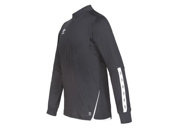 UMBRO UX Elite Half Zip Sort/Hvit 4XL Treningsgenser med glidelås 