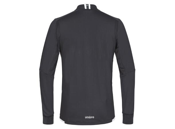 UMBRO UX Elite Half Zip Sort/Hvit 4XL Treningsgenser med glidelås 