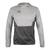UMBRO Core Tech Hoodie Jr Gråmelert 140 Hettegenser i resirkulert polyester 