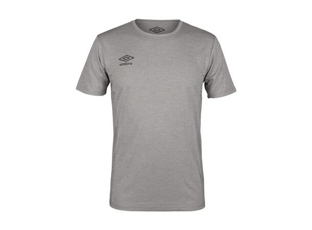 UMBRO Core Tech Tee Gråmelert M Behagelig trenings t-skjorte 