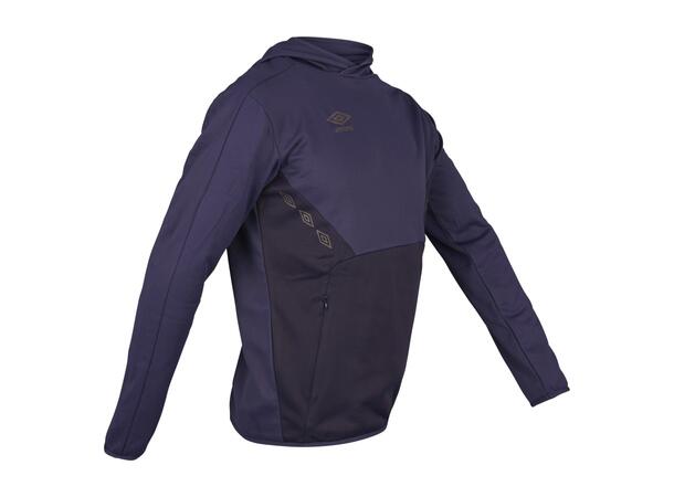 UMBRO Core Tech Hoodie Jr Marine 164 Hettegenser i resirkulert polyester 